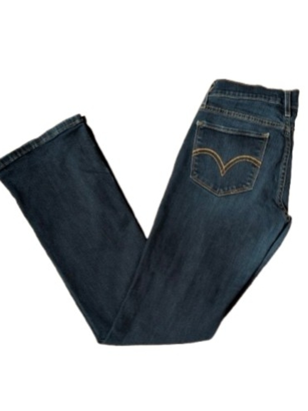 Levi's 524 Dark Wash Boot Cut Jeans Size 5 - Picture 12 of 12